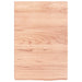 Raft de perete maro deschis 40x60x(2-6) cm lemn stejar tratat - WALTI WALTI