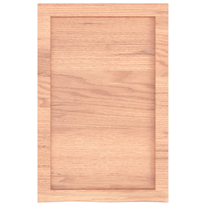 Raft de perete maro deschis 40x60x(2-6) cm lemn stejar tratat - WALTI WALTI