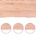 Raft de perete maro deschis 60x30x(2-6) cm lemn stejar tratat - WALTI WALTI