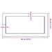 Raft de perete maro deschis 60x30x(2-6) cm lemn stejar tratat - WALTI WALTI