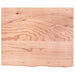 Raft de perete maro deschis 60x50x(2-4) cm lemn stejar tratat - WALTI WALTI