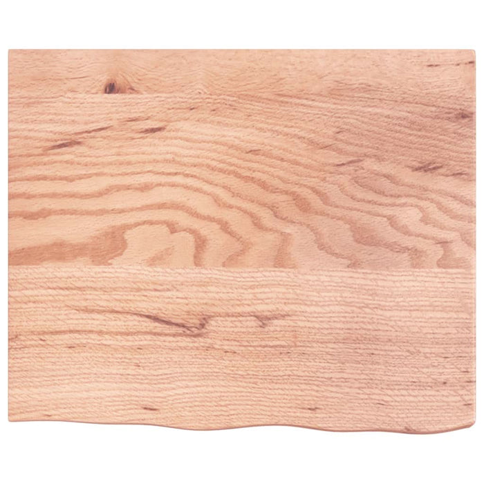 Raft de perete maro deschis 60x50x(2-6) cm lemn stejar tratat - WALTI WALTI