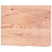 Raft de perete maro deschis 60x50x(2-6) cm lemn stejar tratat - WALTI WALTI