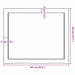 Raft de perete maro deschis 60x50x(2-6) cm lemn stejar tratat - WALTI WALTI