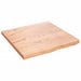 Raft de perete maro deschis 60x60x(2-4) cm lemn stejar tratat - WALTI WALTI