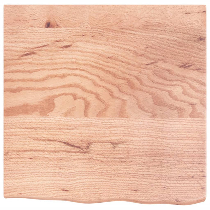 Raft de perete maro deschis 60x60x(2-4) cm lemn stejar tratat - WALTI WALTI