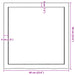 Raft de perete maro deschis 60x60x(2-4) cm lemn stejar tratat - WALTI WALTI