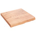 Raft de perete maro deschis 60x60x(2-6) cm lemn stejar tratat - WALTI WALTI