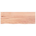 Raft de perete maro deschis 80x30x(2-4) cm lemn stejar tratat - WALTI WALTI
