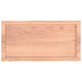 Raft de perete maro deschis 80x40x(2-6) cm lemn stejar tratat - WALTI WALTI
