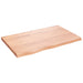 Raft de perete maro deschis 80x50x(2-4) cm lemn stejar tratat - WALTI WALTI