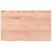 Raft de perete maro deschis 80x50x(2-4) cm lemn stejar tratat - WALTI WALTI