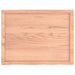 Raft de perete maro deschis 80x60x(2-6) cm lemn stejar tratat - WALTI WALTI