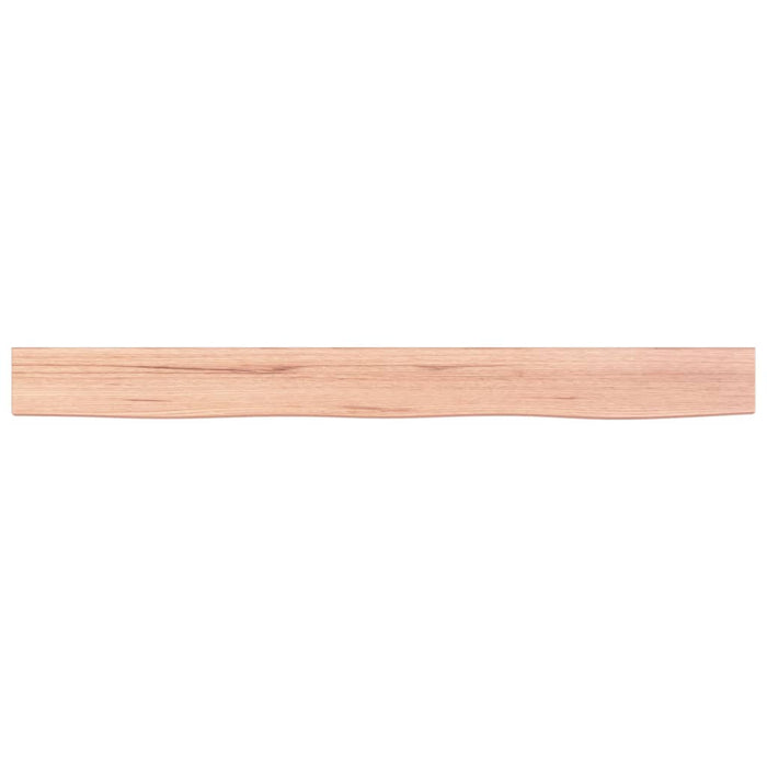 Poliță perete maro deschis 100x10x2 cm lemn masiv stejar tratat WALTI