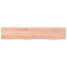 Raft de perete maro deschis 100x20x2cm lemn masiv stejar tratat - WALTI WALTI