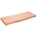 Raft de perete maro deschis 100x40x(2-6) cm lemn stejar tratat - WALTI WALTI
