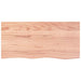 Raft de perete maro deschis 100x50x(2-6) cm lemn stejar tratat - WALTI WALTI