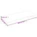 Raft de perete maro deschis 100x50x(2-6) cm lemn stejar tratat - WALTI WALTI
