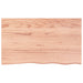Raft de perete maro deschis 100x60x(2-4) cm lemn stejar tratat - WALTI WALTI
