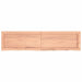 Raft de perete maro deschis 120x30x(2-4) cm lemn stejar tratat - WALTI WALTI