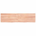 Raft de perete maro deschis 120x30x(2-4) cm lemn stejar tratat - WALTI WALTI