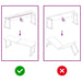 Raft de perete maro deschis 120x30x(2-4) cm lemn stejar tratat - WALTI WALTI