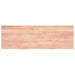 Raft de perete maro deschis 120x40x(2-4) cm lemn stejar tratat - WALTI WALTI