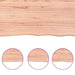 Raft de perete maro deschis 120x40x(2-4) cm lemn stejar tratat - WALTI WALTI
