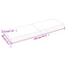 Raft de perete maro deschis 120x40x(2-4) cm lemn stejar tratat - WALTI WALTI