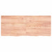 Raft de perete maro deschis 120x50x(2-4) cm lemn stejar tratat - WALTI WALTI