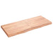 Raft de perete maro deschis 120x50x(2-6) cm lemn stejar tratat - WALTI WALTI