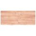 Raft de perete maro deschis 120x50x(2-6) cm lemn stejar tratat - WALTI WALTI