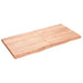 Raft de perete maro deschis 120x60x(2-4) cm lemn stejar tratat - WALTI WALTI