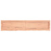 Raft de perete maro deschis 140x30x(2-4) cm lemn stejar tratat - WALTI WALTI