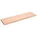 Raft de perete maro deschis 140x40x(2-4) cm lemn stejar tratat - WALTI WALTI
