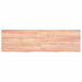 Raft de perete maro deschis 140x40x(2-4) cm lemn stejar tratat - WALTI WALTI