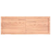 Raft de perete maro deschis 140x50x(2-4) cm lemn stejar tratat - WALTI WALTI