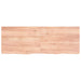 Raft de perete maro deschis 140x50x(2-4) cm lemn stejar tratat - WALTI WALTI