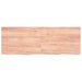 Raft de perete maro deschis 140x50x(2-6) cm lemn stejar tratat - WALTI WALTI