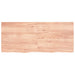 Raft de perete maro deschis 140x60x(2-4) cm lemn stejar tratat - WALTI WALTI