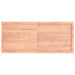 Raft de perete maro deschis 140x60x(2-6) cm lemn stejar tratat - WALTI WALTI