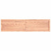 Raft de perete maro deschis 160x40x(2-4) cm lemn stejar tratat - WALTI WALTI