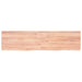 Raft de perete maro deschis 160x40x(2-4) cm lemn stejar tratat - WALTI WALTI