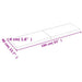 Raft de perete maro deschis 160x40x(2-4) cm lemn stejar tratat - WALTI WALTI