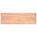 Raft de perete maro deschis 160x50x(2-4) cm lemn stejar tratat - WALTI WALTI