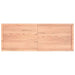 Raft de perete maro deschis 160x60x(2-4) cm lemn stejar tratat - WALTI WALTI