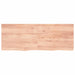 Raft de perete maro deschis 160x60x(2-4) cm lemn stejar tratat - WALTI WALTI