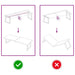 Raft de perete maro deschis 160x60x(2-4) cm lemn stejar tratat - WALTI WALTI