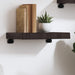Raft de perete maro închis lemn masiv stejar tratat - WALTI WALTI