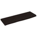 Raft de perete maro închis 60x20x2 cm lemn masiv stejar tratat - WALTI WALTI